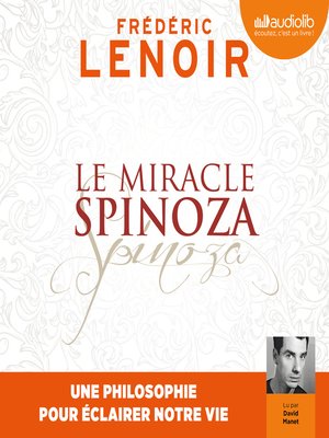 cover image of Le Miracle Spinoza